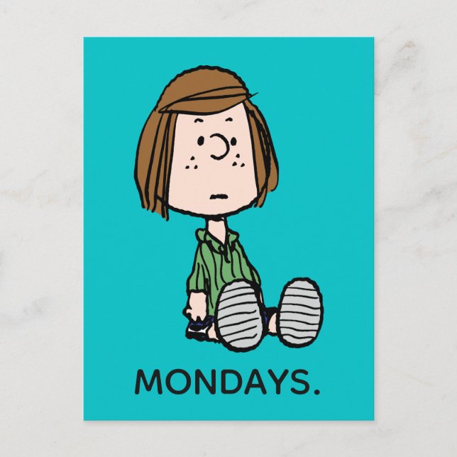 Peanuts | Peppermint Patty Sitting Postcard (Front)