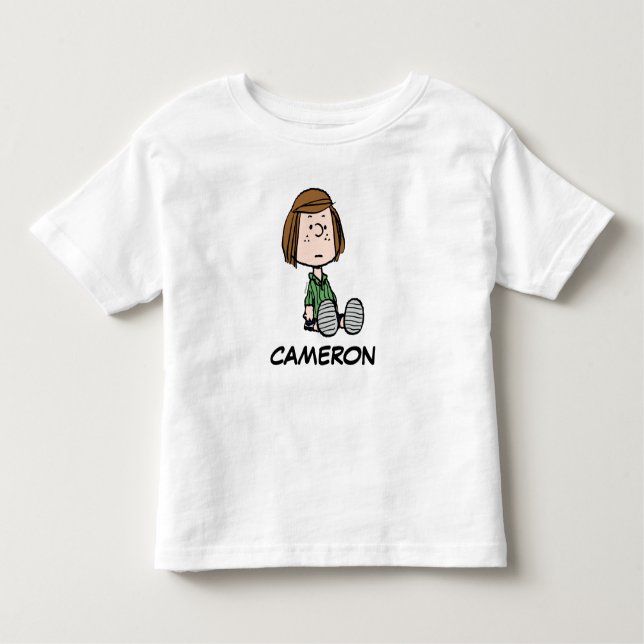 Peanuts | Peppermint Patty Sitting Toddler T-shirt (Front)