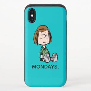 Peanuts   Peppermint Patty Sitting iPhone X Slider Case