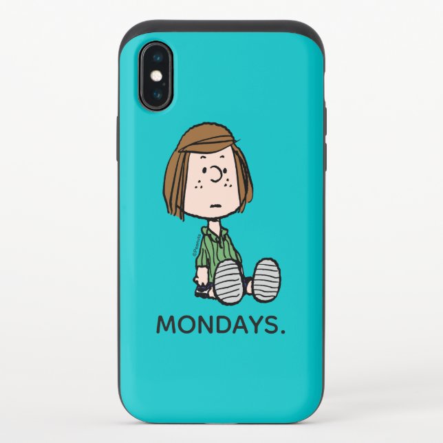 Peanuts | Peppermint Patty Sitting Uncommon iPhone Case (Back)