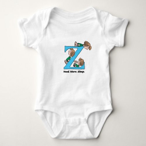 Peanuts  Peppermint Patty Sleepy Z Baby Bodysuit