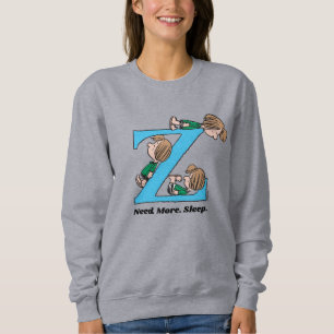Peanuts Peppermint Patty Sleepy Z Sweatshirt