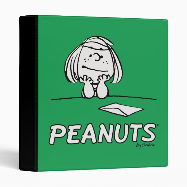 Peanuts | Peppermint Patty Thoughts 3 Ring Binder (Front/Spine)