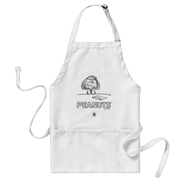 Peanuts | Peppermint Patty Thoughts Adult Apron (Front)