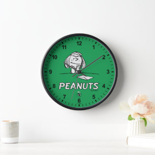 Peanuts Peppermint Patty Thoughts Clock