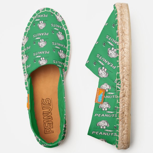 Peanuts | Peppermint Patty Thoughts Espadrilles (Side)