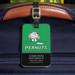 Peanuts Peppermint Patty Thoughts Luggage Tag