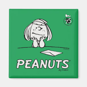 Peanuts Peppermint Patty Thoughts Magnet