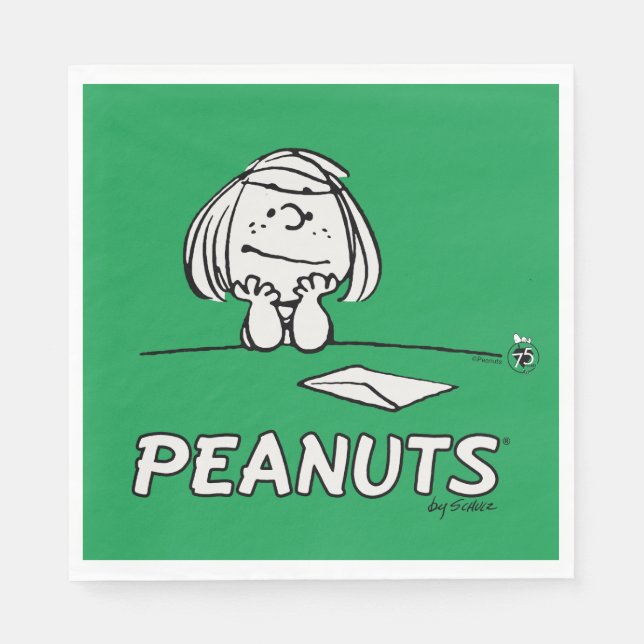 Peanuts | Peppermint Patty Thoughts Napkins (Front)