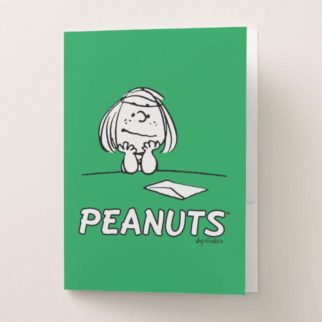 Peanuts | Peppermint Patty Thoughts Pocket Folder (Front)