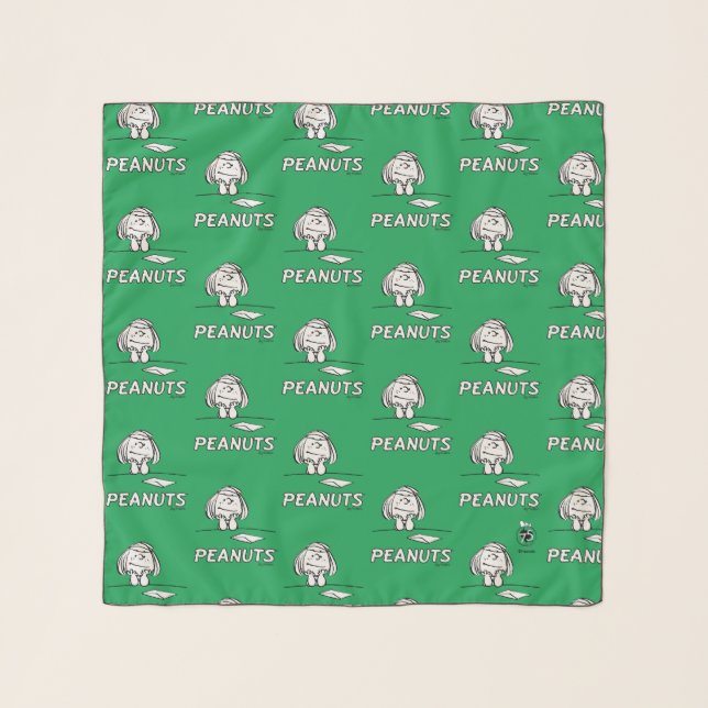 Peanuts | Peppermint Patty Thoughts Scarf (Front)