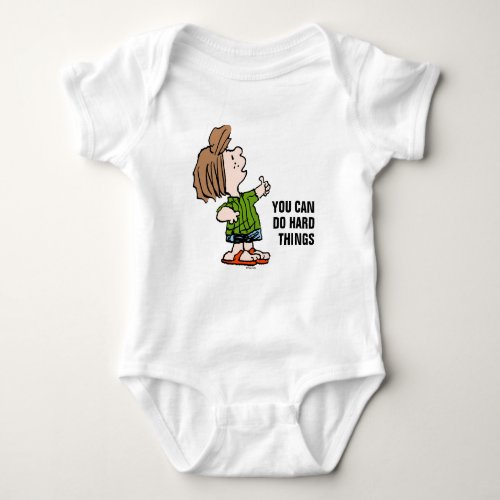 Peanuts  Peppermint Patty Thumbs Up Baby Bodysuit