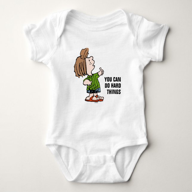 Peanuts | Peppermint Patty Thumbs Up Baby Bodysuit (Front)