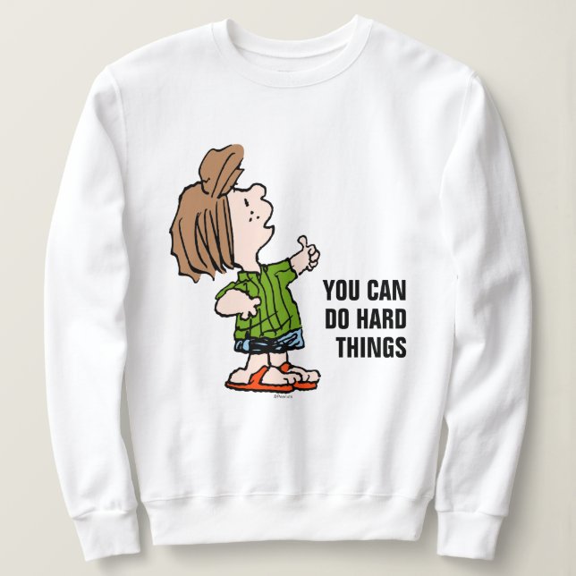 Peanuts | Peppermint Patty Thumbs Up Sweatshirt (Design Front)