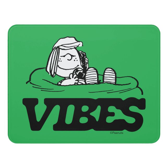 Peanuts | Peppermint Patty Vibes Door Sign (Contemporary Front)