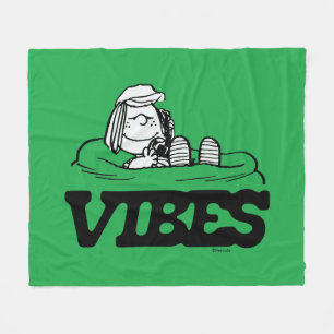 Peanuts Peppermint Patty Vibes Fleece Blanket