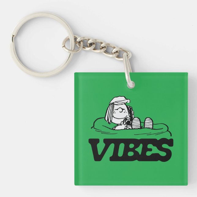 Peanuts | Peppermint Patty Vibes Keychain (Front)