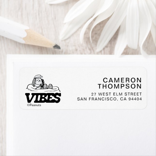 Peanuts | Peppermint Patty Vibes Label (Insitu)