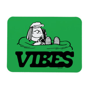 Peanuts Peppermint Patty Vibes Magnet