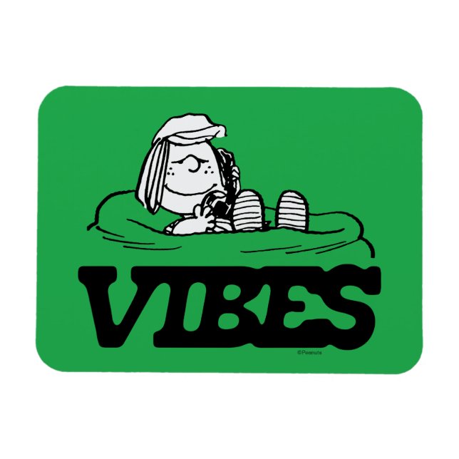 Peanuts | Peppermint Patty Vibes Magnet (Horizontal)