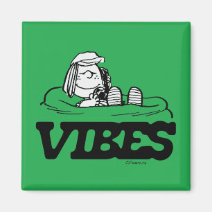 Peanuts   Peppermint Patty Vibes Magnet