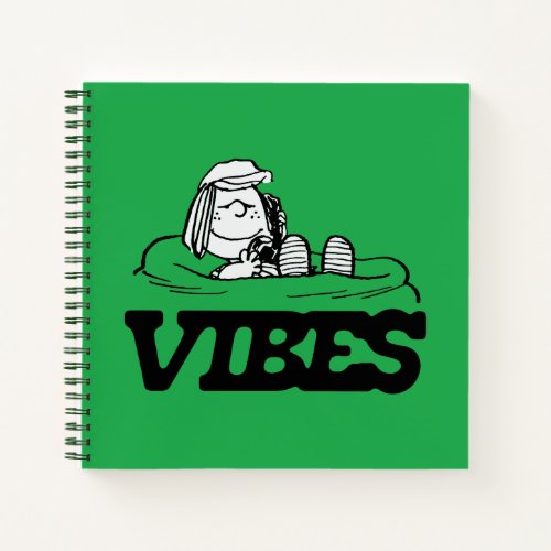 Peanuts  Peppermint Patty Vibes Notebook