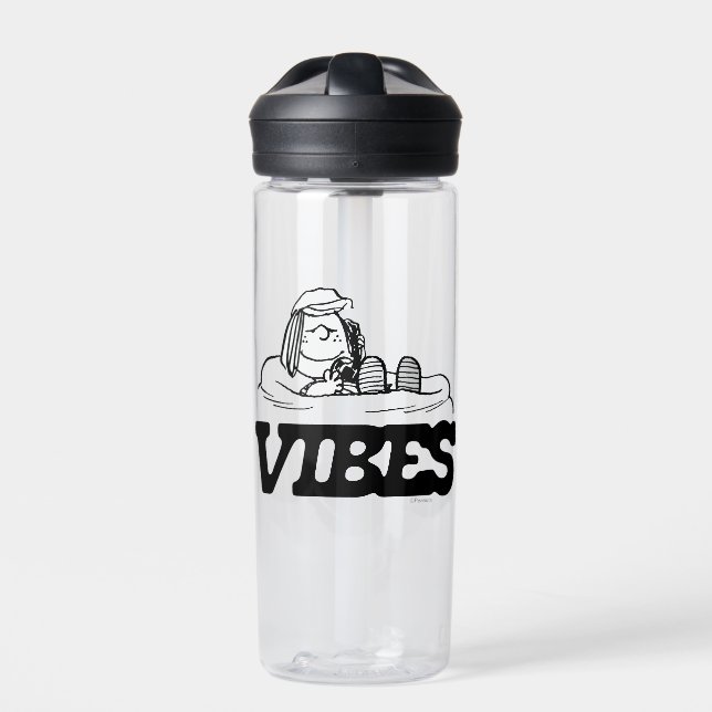 Peanuts | Peppermint Patty Vibes Water Bottle (Front)