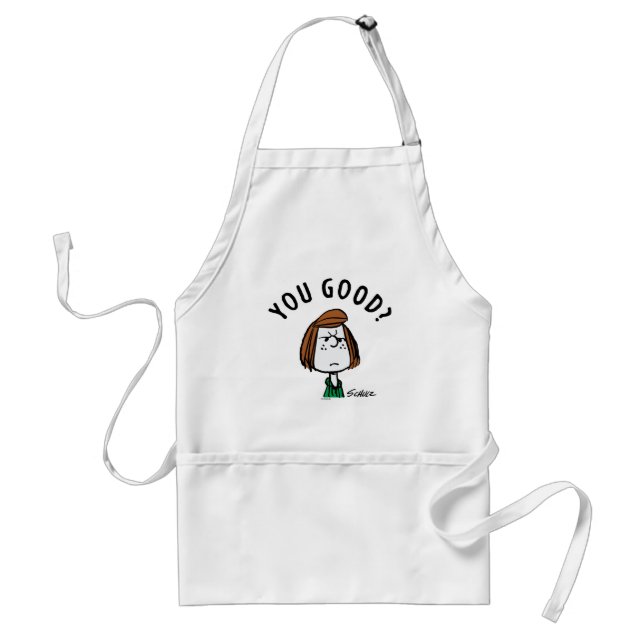 Peanuts | Peppermint Patty You Good? Adult Apron (Front)