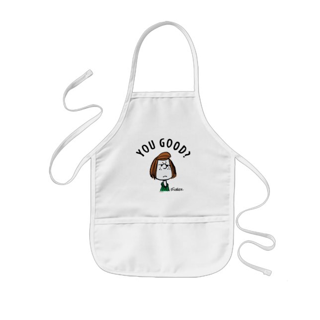 Peanuts | Peppermint Patty You Good? Kids' Apron (Front)