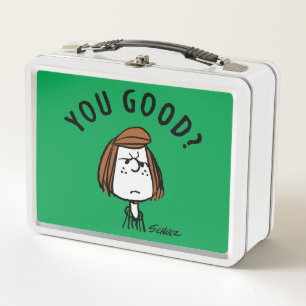 Peanuts Peppermint Patty You Good? Metal Lunch Box