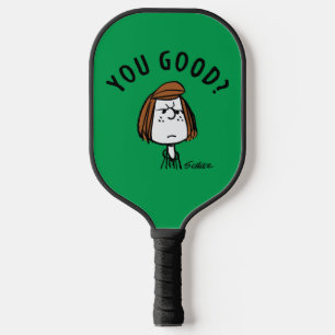 Peanuts Peppermint Patty You Good? Pickleball Paddle