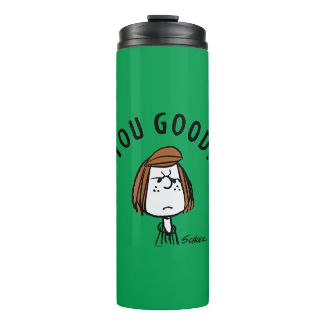 Peanuts | Peppermint Patty You Good? Thermal Tumbler (Front)