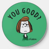 Peanuts | Peppermint Patty You Good? Wireless Charger (Front)