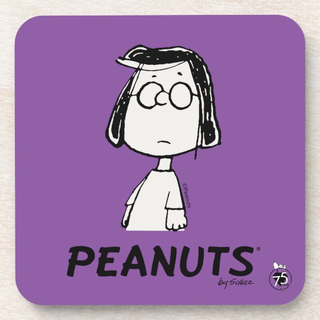 Peanuts Persistance | Marcie Beverage Coaster (Front)