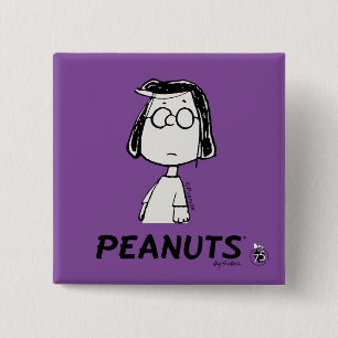 Peanuts Persistance Marcie Button