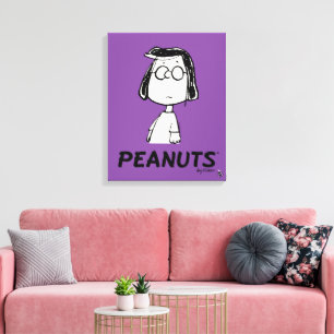 Peanuts Persistance   Marcie Canvas Print