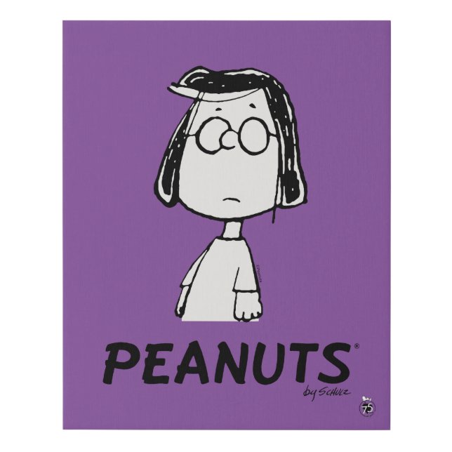 Peanuts Persistance | Marcie Faux Canvas Print (Front)