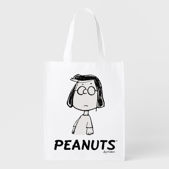 Peanuts Persistance | Marcie Grocery Bag (Front)