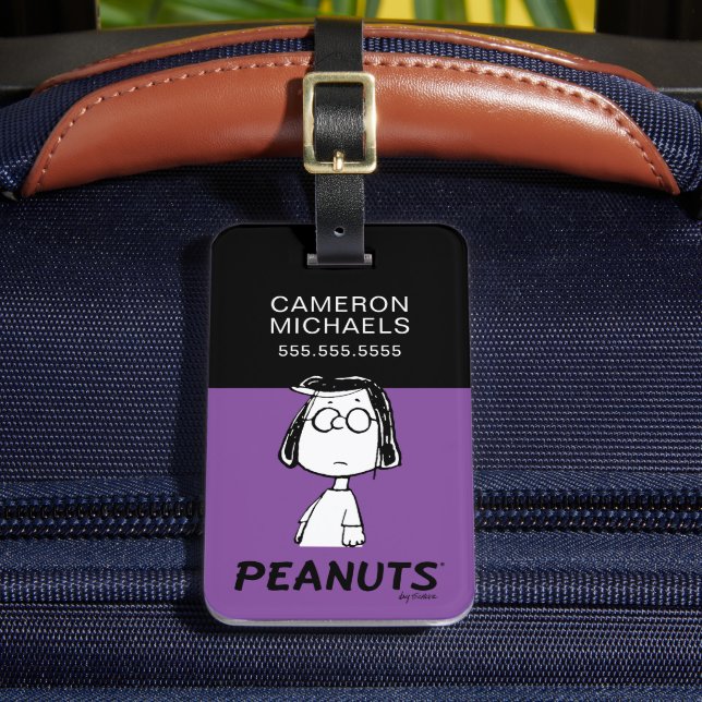 Peanuts Persistance | Marcie Luggage Tag (Front Insitu 2)