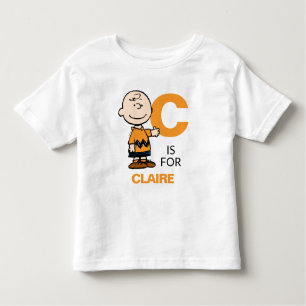 PEANUTS Personalized Charlie Brown Toddler T-shirt