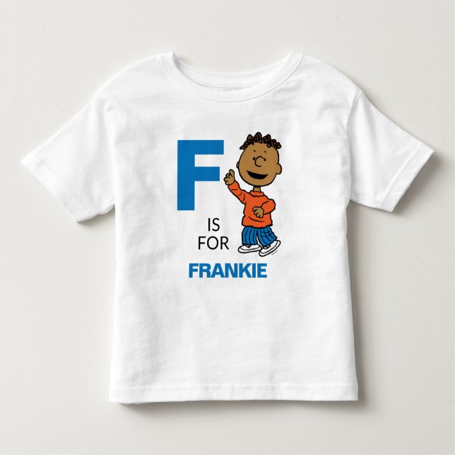 PEANUTS | Personalized Franklin Toddler T-shirt (Front)