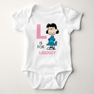PEANUTS   Personalized Lucy Baby Bodysuit
