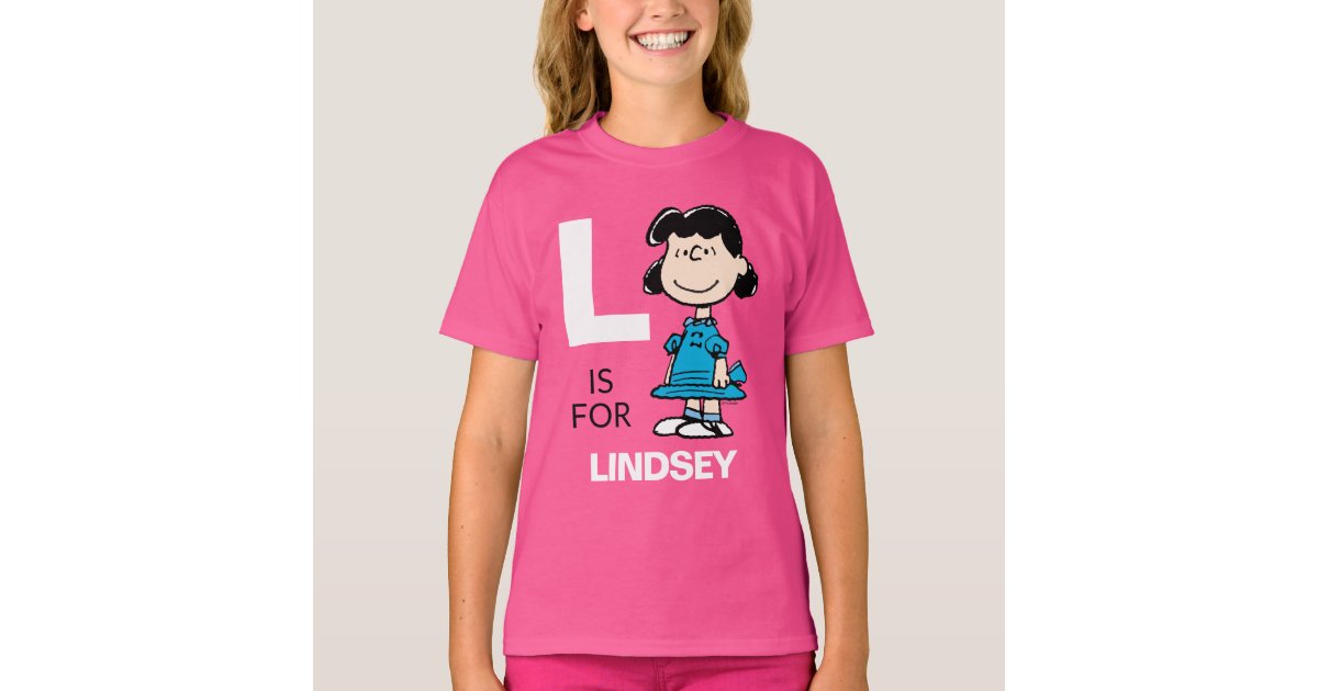PEANUTS Personalized Lucy TShirt Zazzle