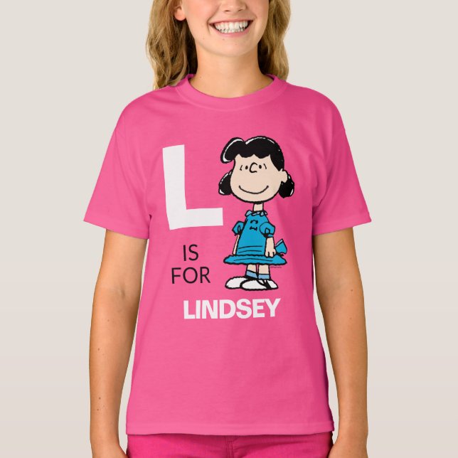 PEANUTS | Personalized Lucy T-Shirt (Front)