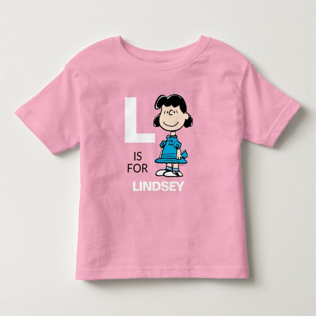PEANUTS | Personalized Lucy Toddler T-shirt (Front)