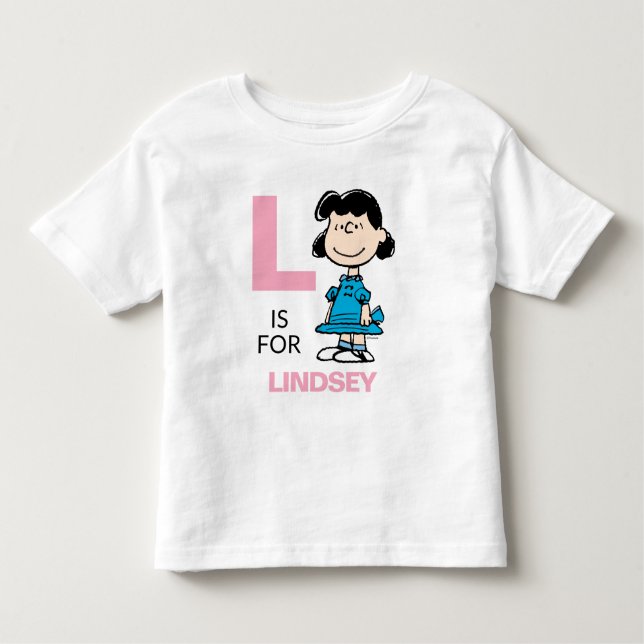 PEANUTS | Personalized Lucy Toddler T-shirt (Front)