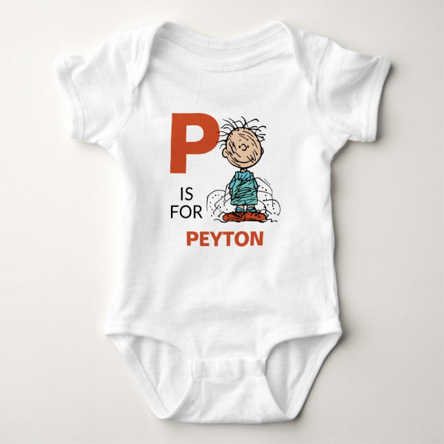 PEANUTS | Personalized Pigpen Baby Bodysuit (Front)