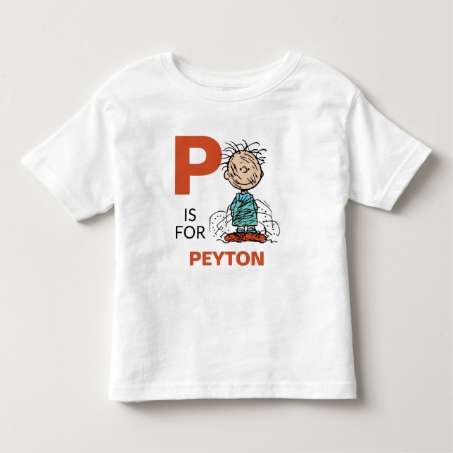 PEANUTS | Personalized Pigpen Toddler T-shirt (Front)