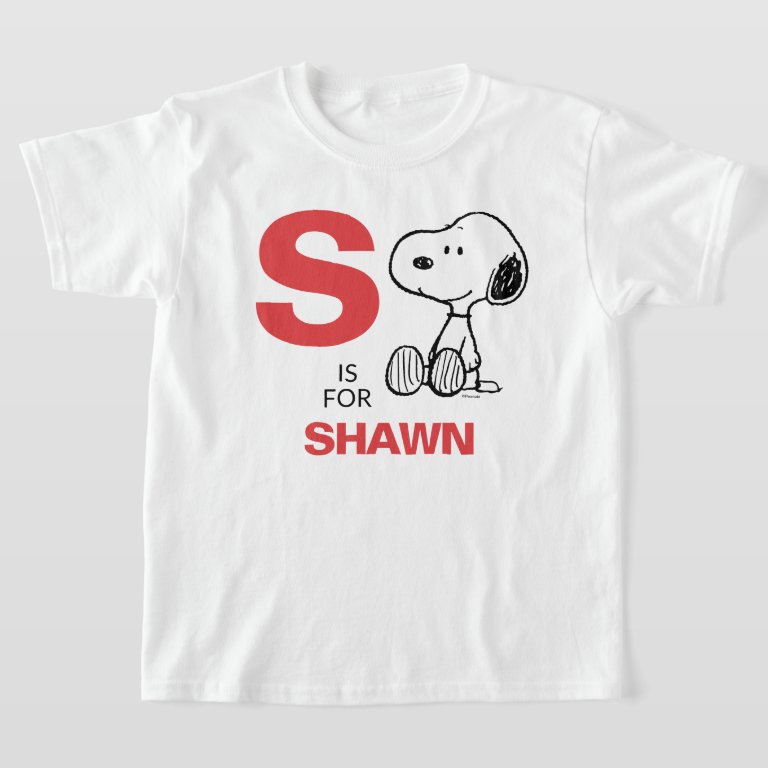 PEANUTS | Personalized Snoopy T-Shirt