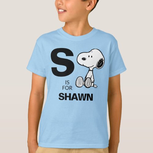 PEANUTS  Personalized Snoopy T_Shirt